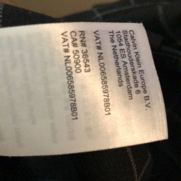 CALVIN KLEIN (12) Solid dress plaid ankle suit pants with large belt loops - Picture 11 of 16